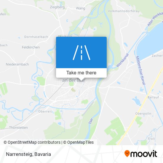 Narrensteig map