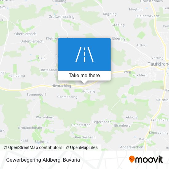 Gewerbegering Aldberg map