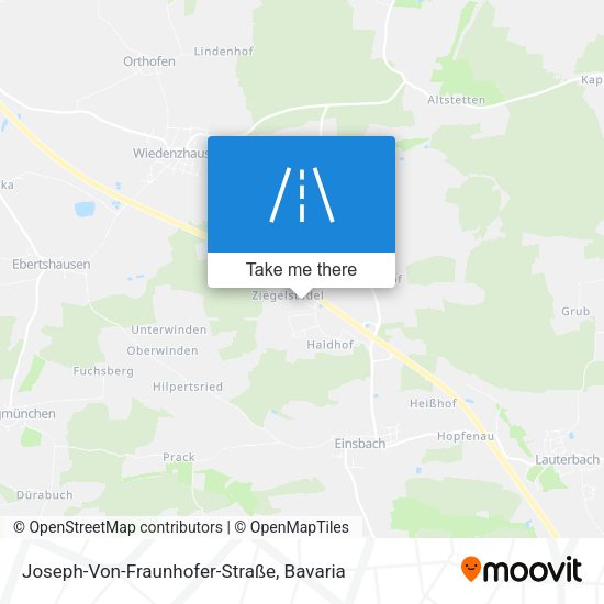 Joseph-Von-Fraunhofer-Straße map