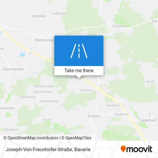 Joseph-Von-Fraunhofer-Straße map