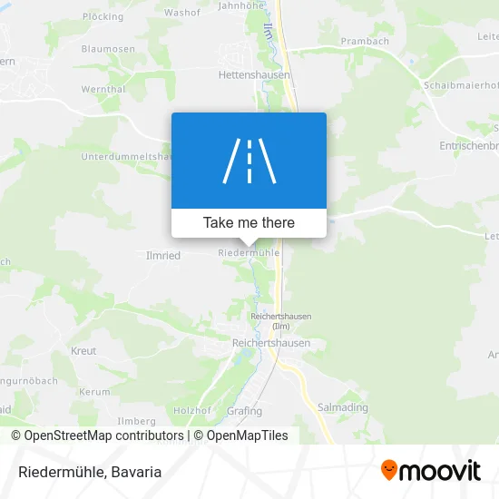 Riedermühle map