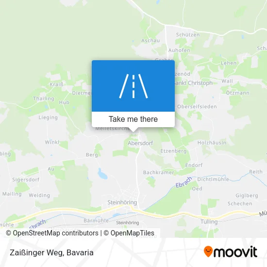Карта Zaißinger Weg