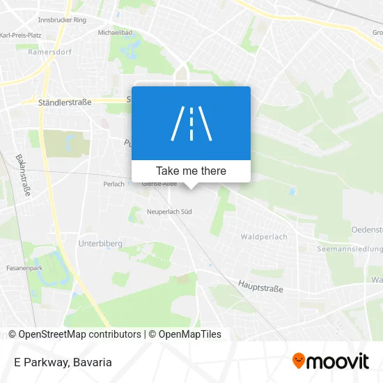 E Parkway map