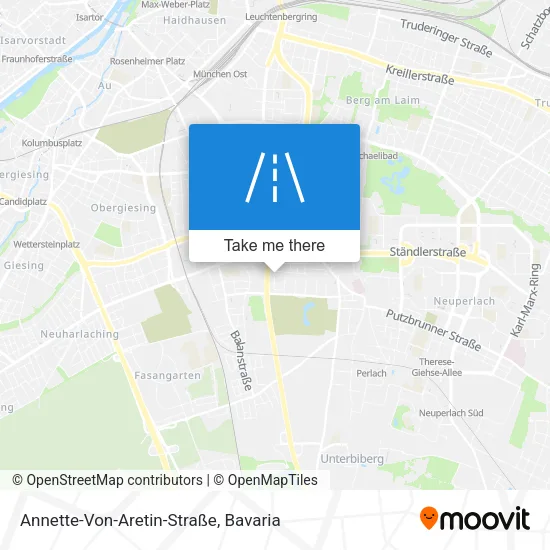 Карта Annette-Von-Aretin-Straße