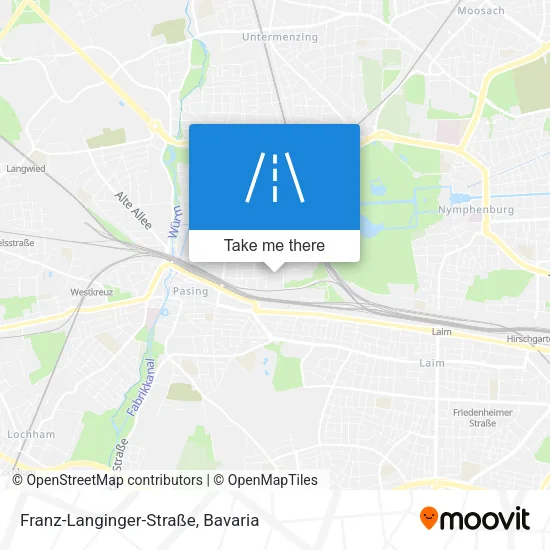 Карта Franz-Langinger-Straße
