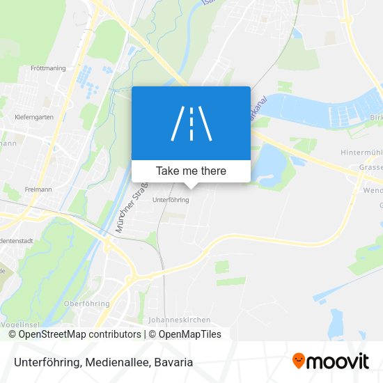 Unterföhring, Medienallee map