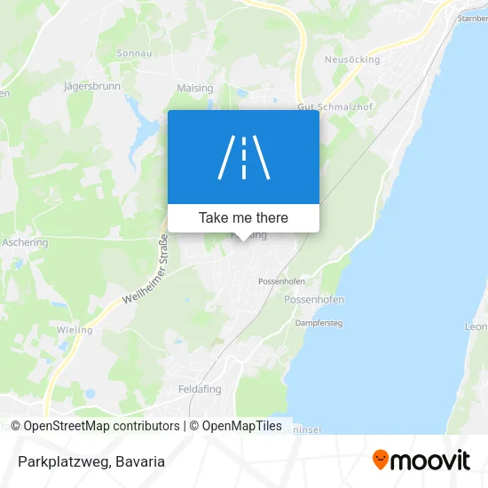 Parkplatzweg map