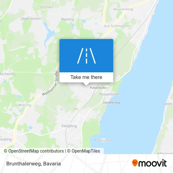 Карта Brunthalerweg