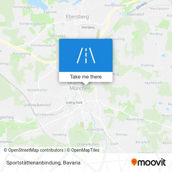 Карта Sportstättenanbindung
