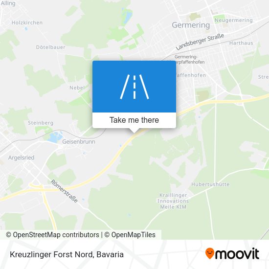 Kreuzlinger Forst Nord map