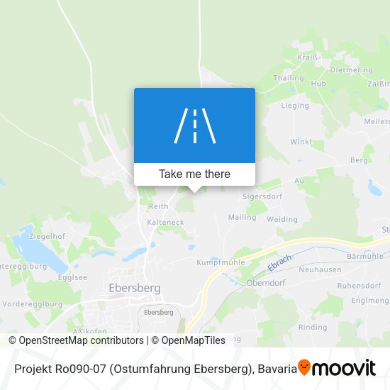 Projekt Ro090-07 (Ostumfahrung Ebersberg) map
