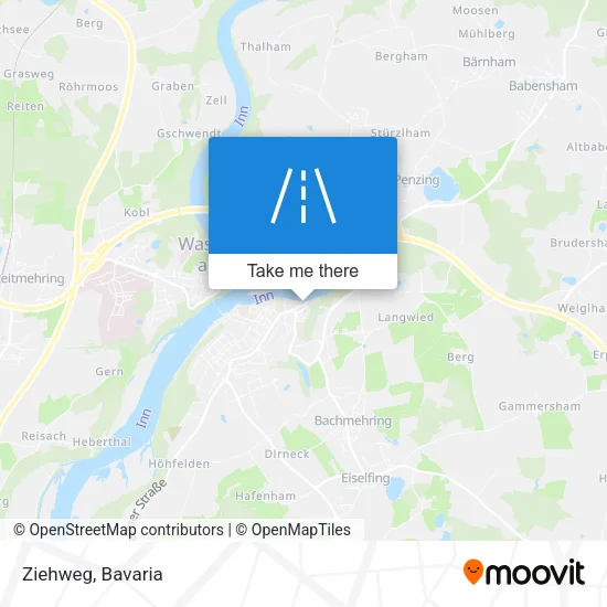 Ziehweg map