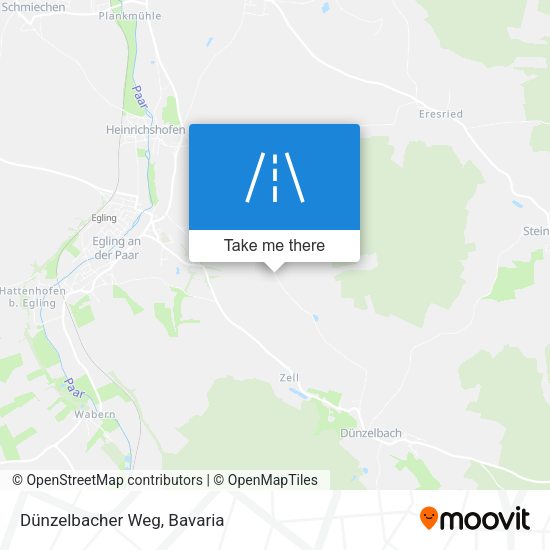 Dünzelbacher Weg map