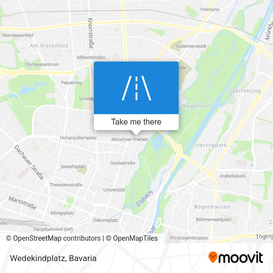 Карта Wedekindplatz