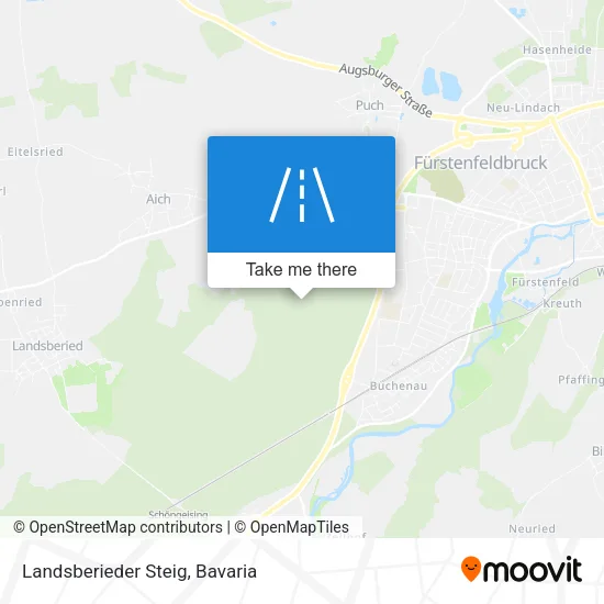 Карта Landsberieder Steig