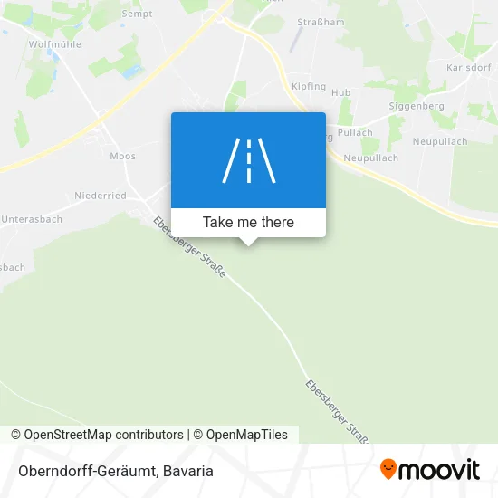 Карта Oberndorff-Geräumt