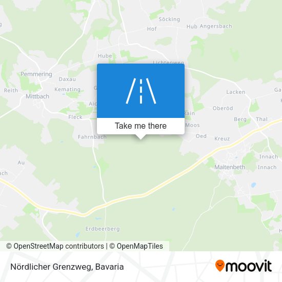 Nördlicher Grenzweg map