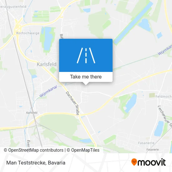 Карта Man Teststrecke