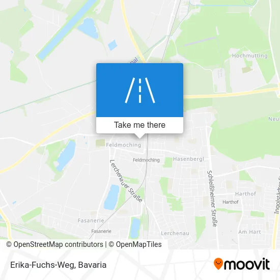 Erika-Fuchs-Weg map