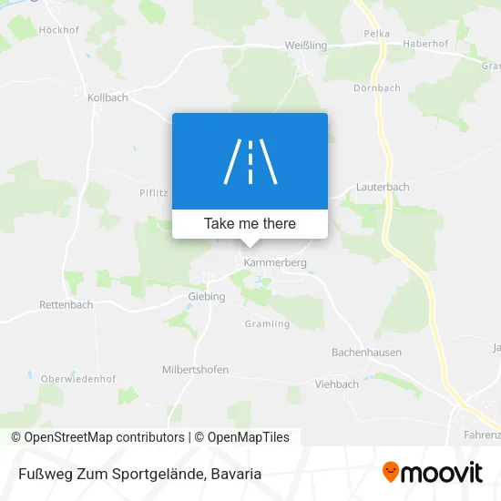 Карта Fußweg Zum Sportgelände