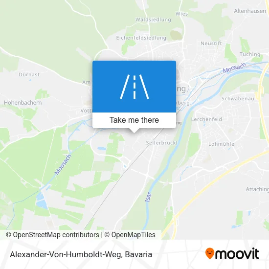 Карта Alexander-Von-Humboldt-Weg