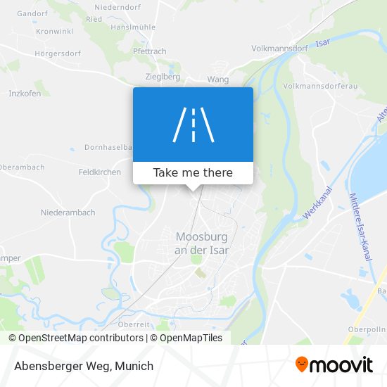 Карта Abensberger Weg