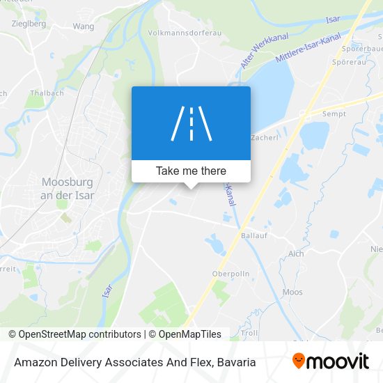 Amazon Delivery Associates And Flex map