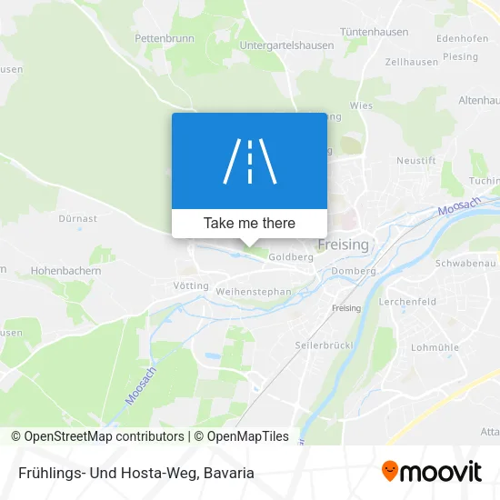 Карта Frühlings- Und Hosta-Weg