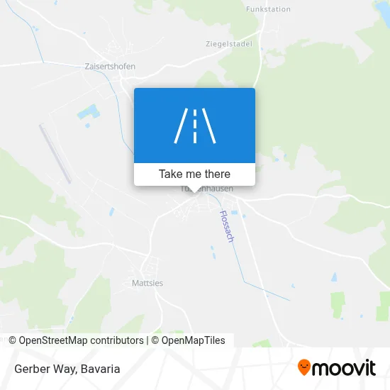 Gerberweg map