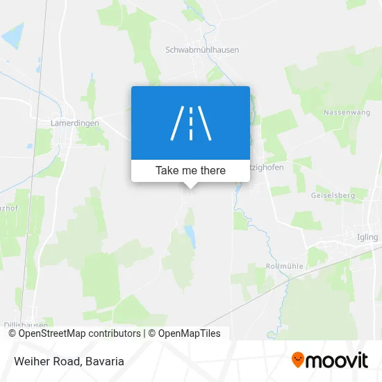 Weiherweg map