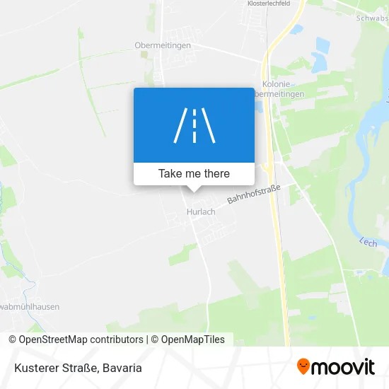Карта Kusterer Straße