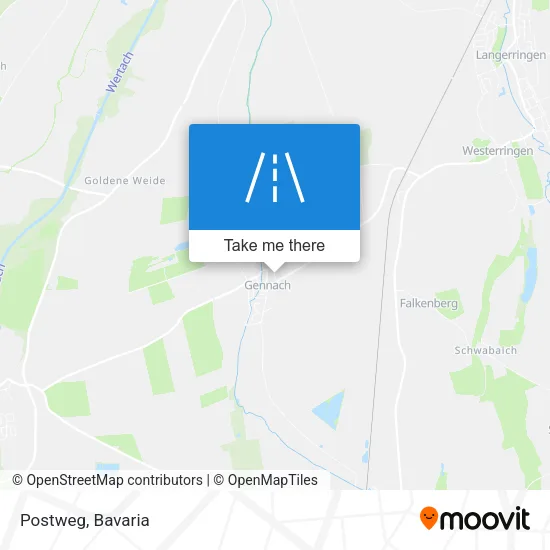 Карта Postweg