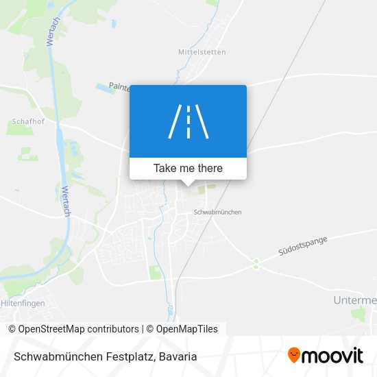 Schwabmünchen Festplatz map