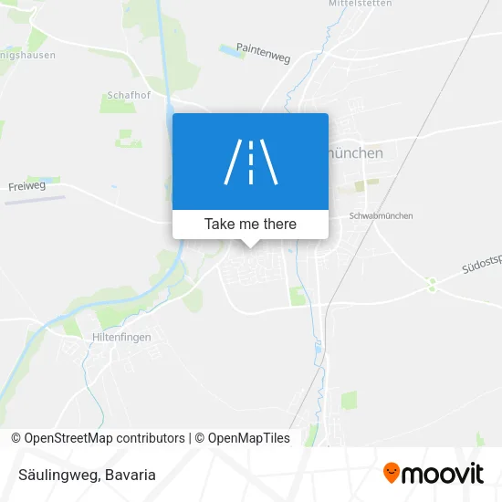 Карта Säulingweg