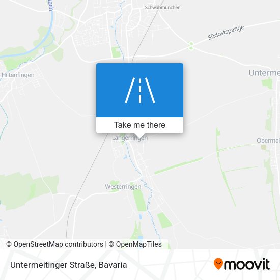 Untermeitinger Straße map