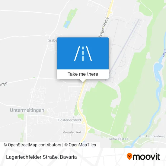 Карта Lagerlechfelder Straße