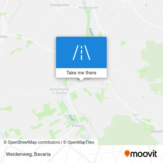 Карта Weidenweg