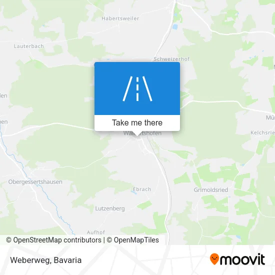 Weberweg map