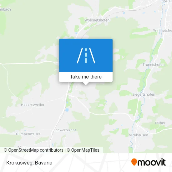Карта Krokusweg