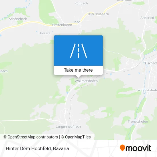 Hinter Dem Hochfeld map