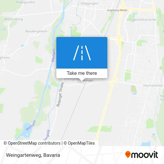 Карта Weingartenweg
