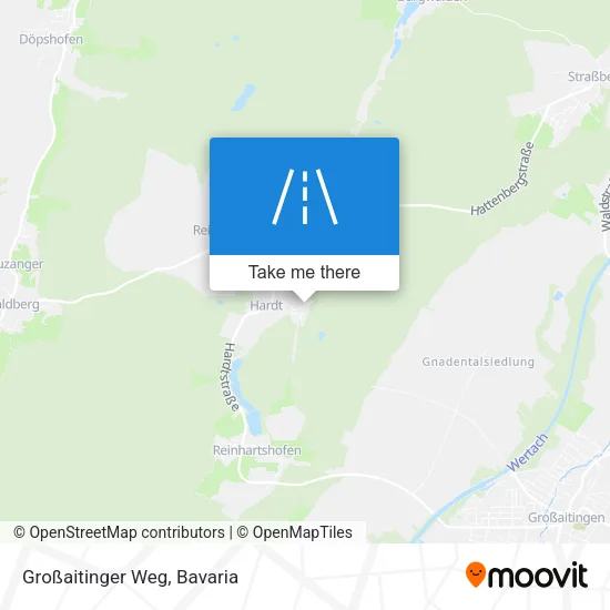 Карта Großaitinger Weg