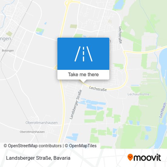 Landsberger Straße map