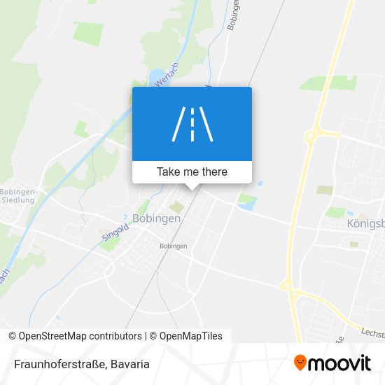 Fraunhoferstraße map