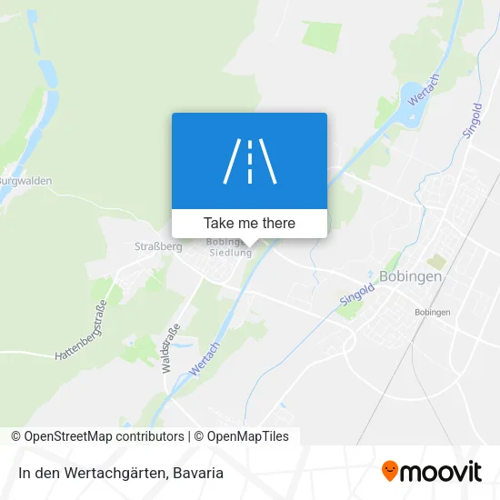 Карта In den Wertachgärten