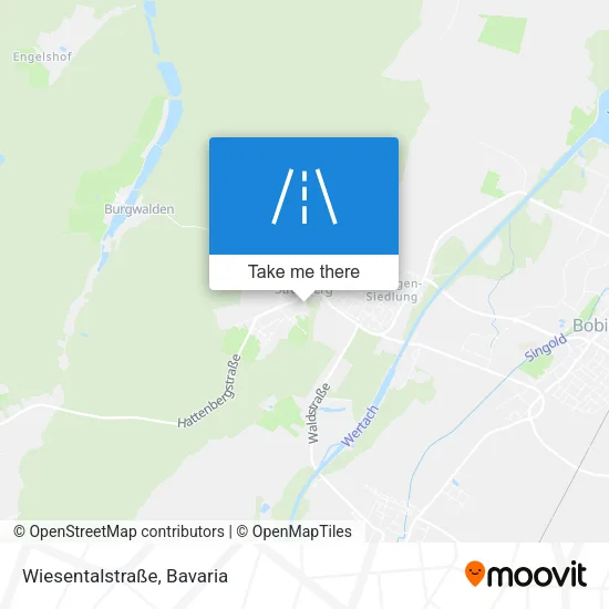 Карта Wiesentalstraße