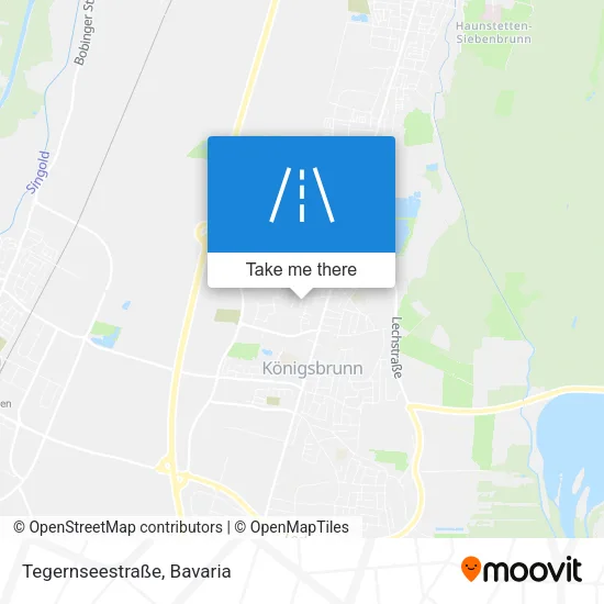 Карта Tegernseestraße