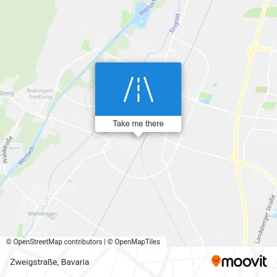 Карта Zweigstraße