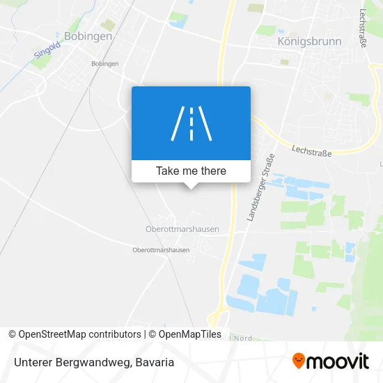 Карта Unterer Bergwandweg