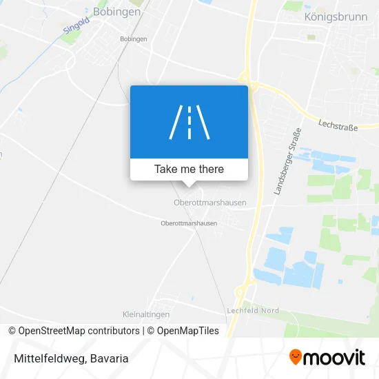 Mittelfeldweg map